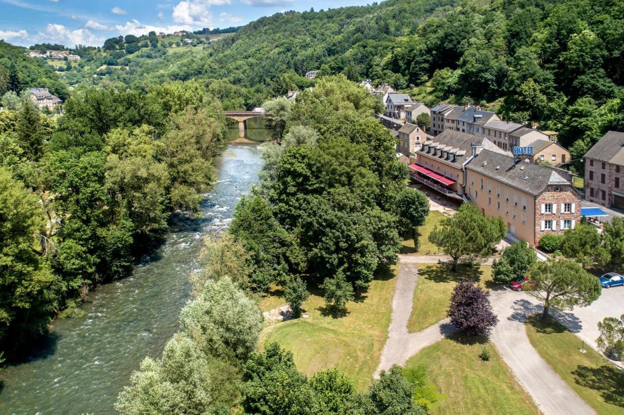 Logis Hotel Restaurant Les 2 Rives - A75, En Bordure De Riviere Banassac Εξωτερικό φωτογραφία