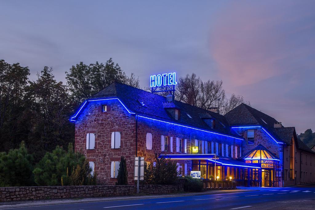 Logis Hotel Restaurant Les 2 Rives - A75, En Bordure De Riviere Banassac Εξωτερικό φωτογραφία