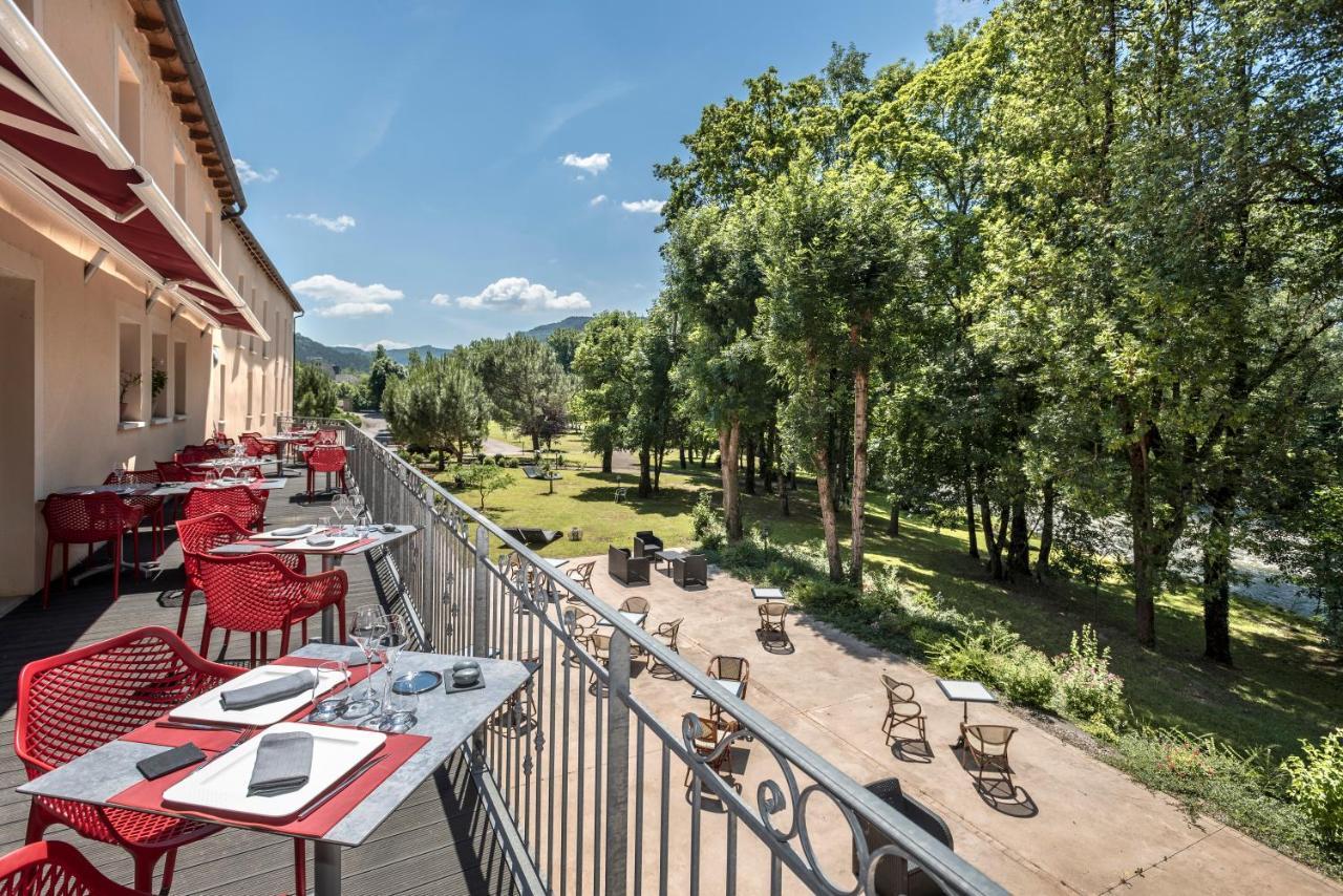 Logis Hotel Restaurant Les 2 Rives - A75, En Bordure De Riviere Banassac Εξωτερικό φωτογραφία